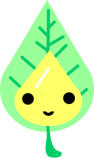 NailSmiles Drop Leaf Logo