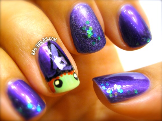 Purple Witch Nails 2